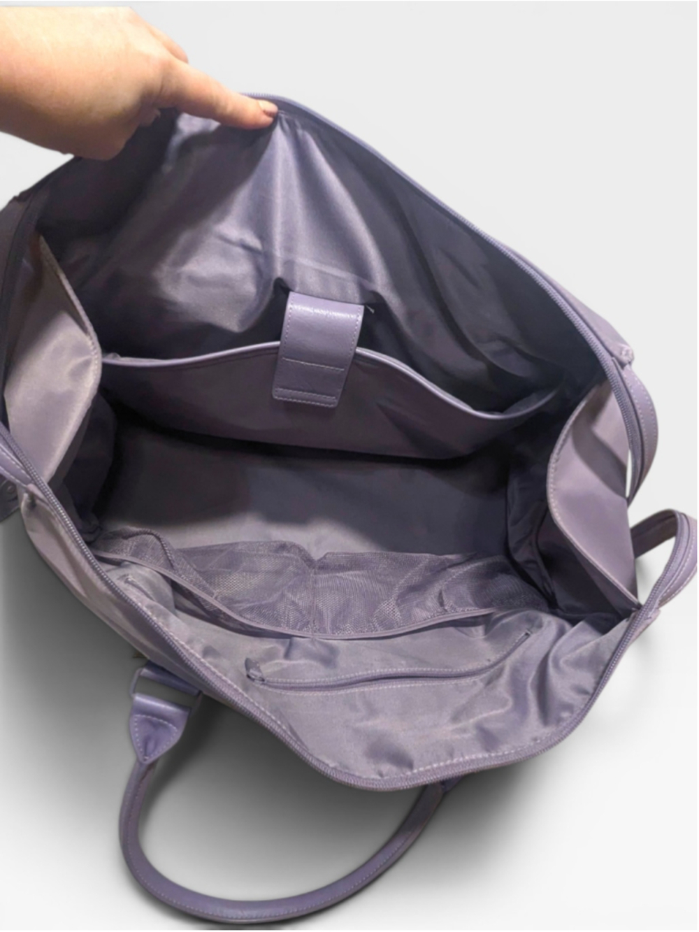 BÉIS The Commuter Purple Duffle Travel Bag Beis Nordstrom - Picture 7 of 14
